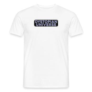 Dystopian Universe Skateboard Car Dark Edition - Männer T-Shirt - Weiß - Vorne - AI Model Male 178 dark (178cm)