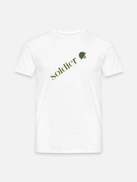 Logo soldier - Men's T-Shirt - white
