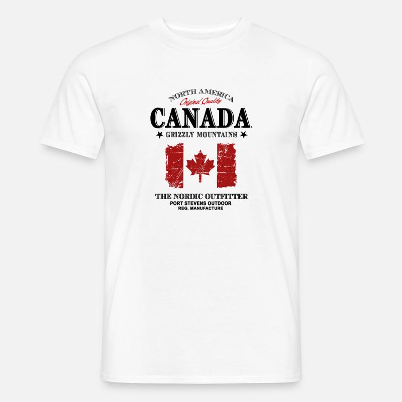 Canada - Maple Leaf - Canada - T-skjorte herre - hvit