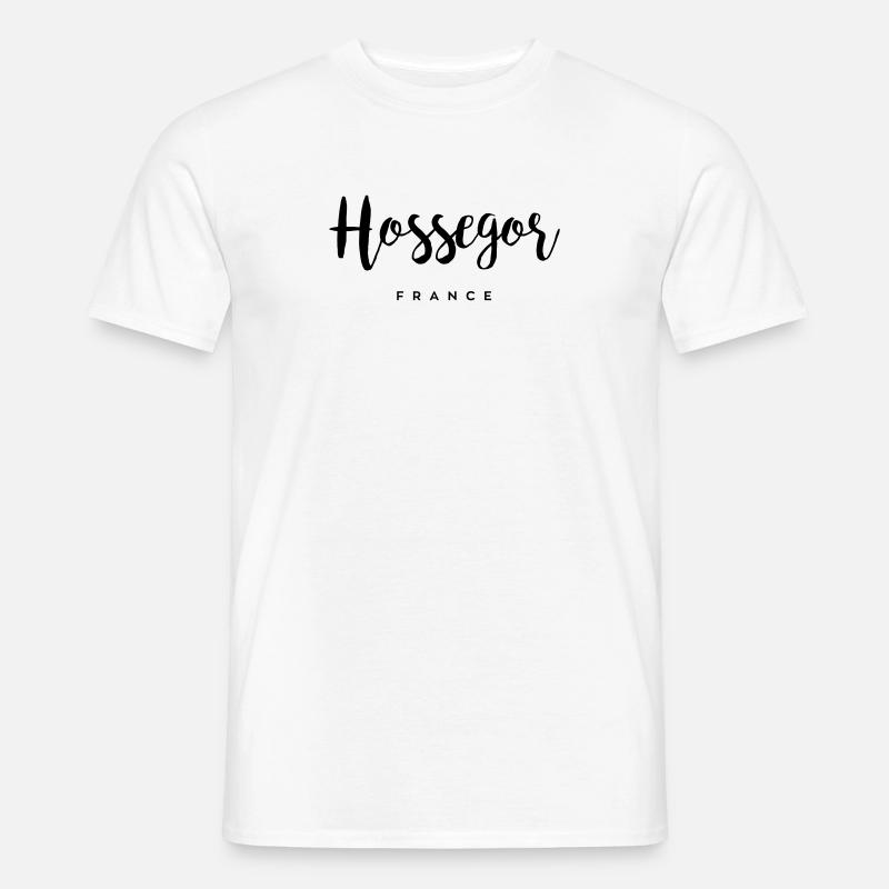 Hossegor - Frankreich - Männer T-Shirt - Weiß
