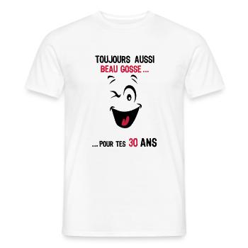 30 Jahre immer noch gut aussehend für Alter ks - Männer T-Shirt - Weiß - Vorne - AI Model Male 178 dark (178cm)