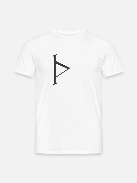Wikinger Runen Thurisaz - Männer T-Shirt - Weiß