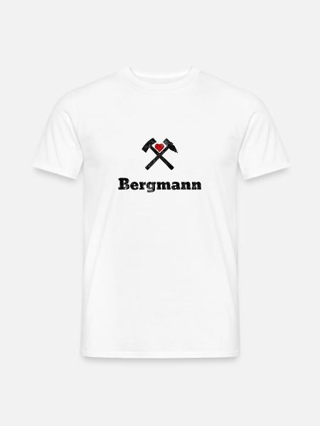 Bergmann - Männer T-Shirt - Weiß