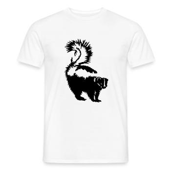 Putois - T-shirt homme - blanc - Devant - AI Model Male 178 dark (178cm)