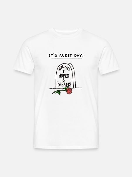 Audit day - T-shirt homme - blanc