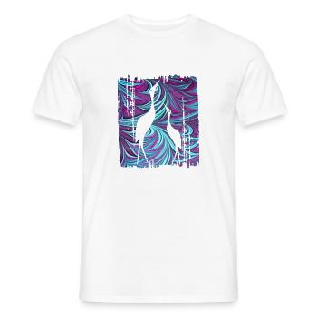 Grue E 74 - T-shirt homme - blanc - Devant - AI Model Male 178 dark (178cm)