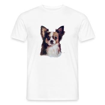 Chihuahua - Männer T-Shirt - Weiß - Vorne - AI Model Male 178 dark (178cm)