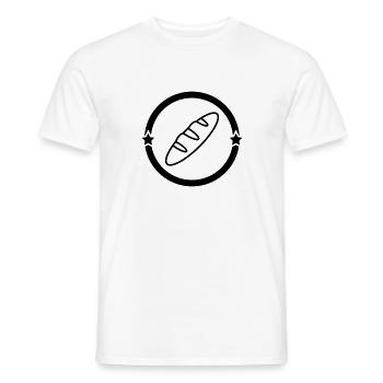 Baker Bakery Boulanger Bäcker Bäckerei Boulangerie - Men's T-Shirt - white - Front - AI Model Male 178 dark (178cm)