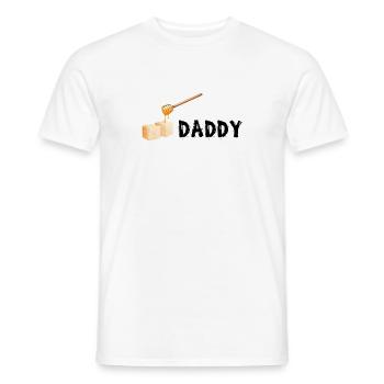 sugar daddy - T-shirt homme - blanc - Devant - AI Model Male 178 dark (178cm)