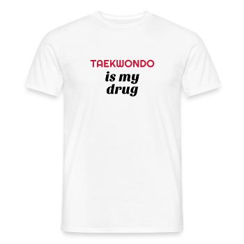 Taekwondo Taekwondoin Tae-Kwon-Do Tae Kwon Do - Men's T-Shirt - white - Front - AI Model Male 178 dark (178cm)