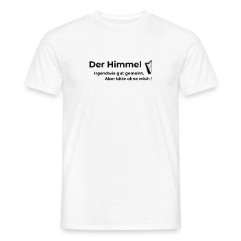 Der Himmel - Männer T-Shirt - Weiß - Vorne - AI Model Male 178 dark (178cm)