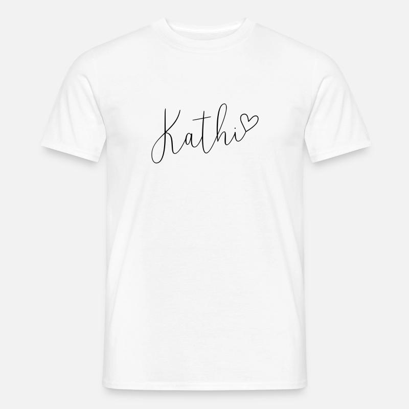 Kathi Name Vorname Mädchen - Männer T-Shirt - Weiß