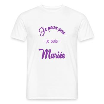 ZUKÜNFTIGE BRAUT. Junggesellinnenabschied. HOCHZEIT. MANNSCHAFT. TEAM BRIDAL - Männer T-Shirt - Weiß - Vorne - AI Model Male 178 dark (178cm)