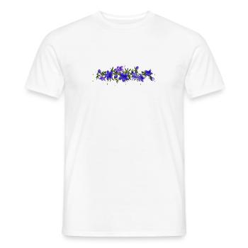 Glockenblume - Männer T-Shirt - Weiß - Vorne - AI Model Male 178 dark (178cm)