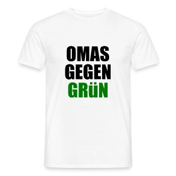 Omas gegen grün - Männer T-Shirt - Weiß - Vorne - AI Model Male 178 dark (178cm)