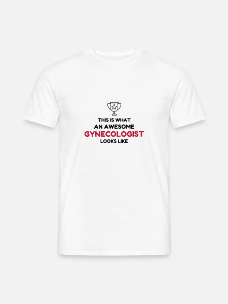 Arzt / Medizin / Gynäkologe / Gynäkologie - Männer T-Shirt - Weiß