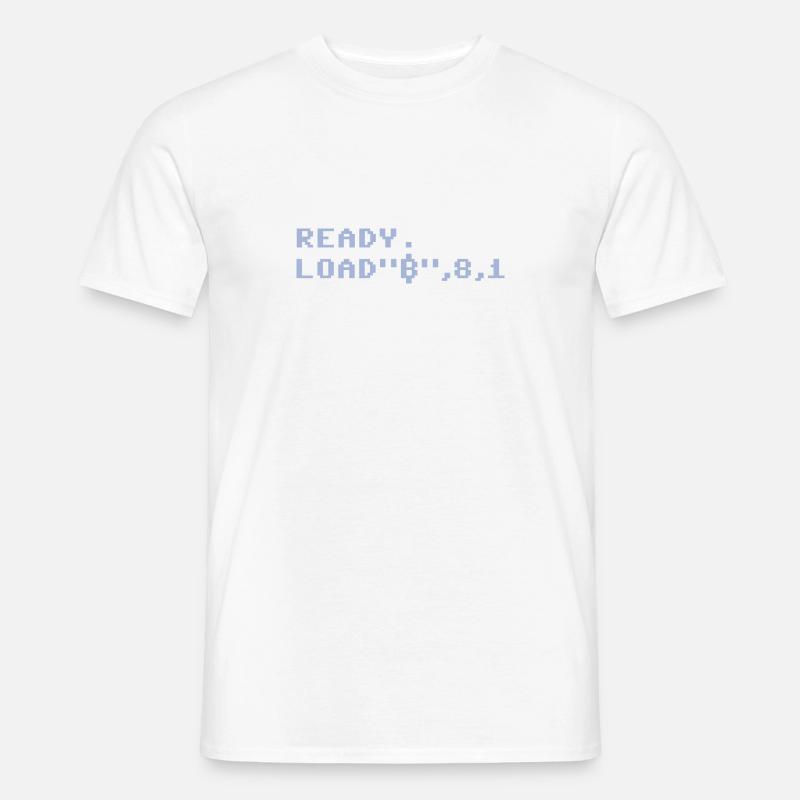 Load "Bitcoin",8,1 - Männer T-Shirt - Weiß