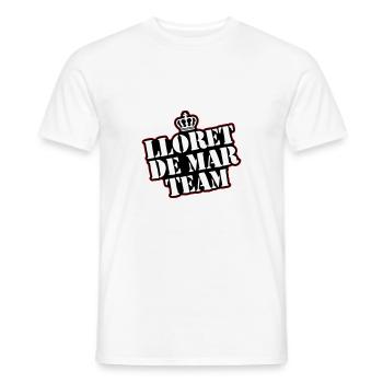 Lloret de Mar Team Holidays - Men's T-Shirt - white - Front - AI Model Male 178 dark (178cm)