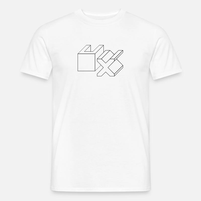 UX UI Designer Job | Geschenk für IT-Programmierer - Männer T-Shirt - Weiß