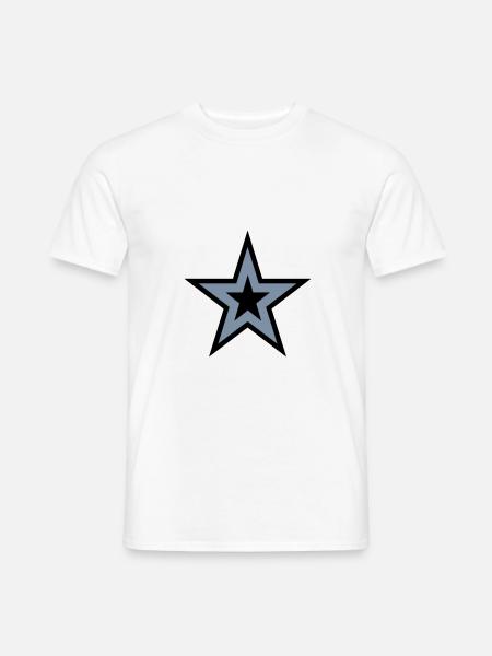 LUCKY STAR - Men's T-Shirt - white