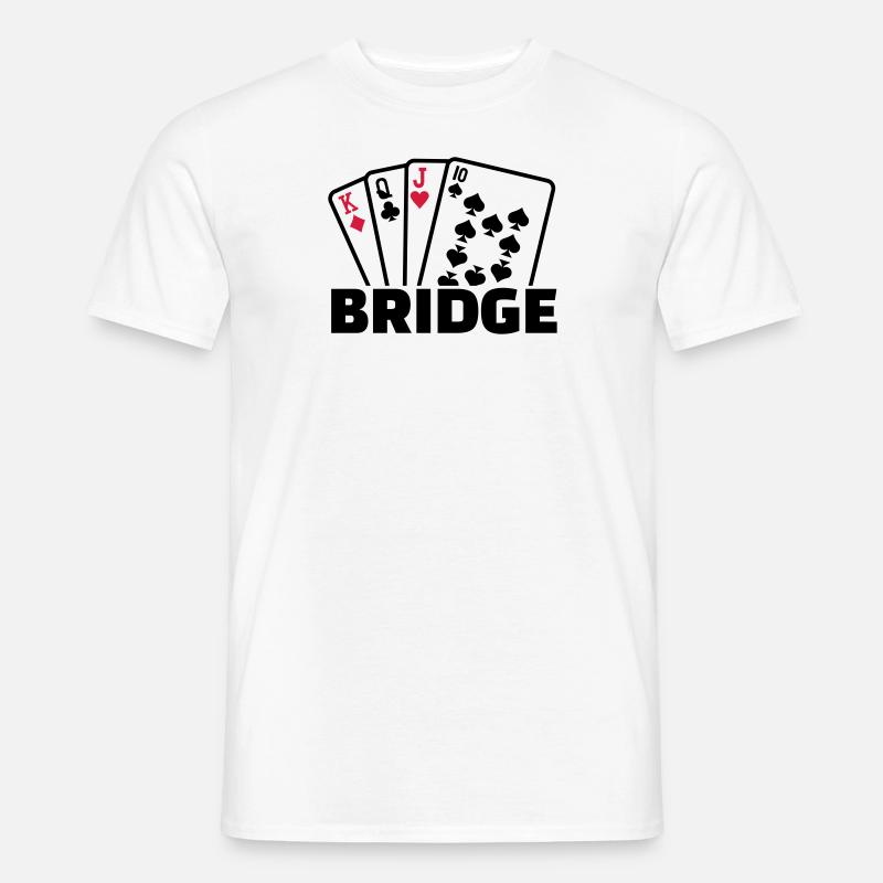 Bridge - Mænd T-shirt - hvid