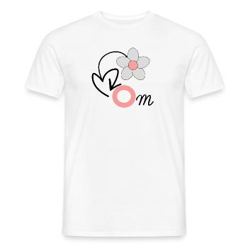 Mom - T-shirt homme - blanc - Devant - AI Model Male 178 dark (178cm)