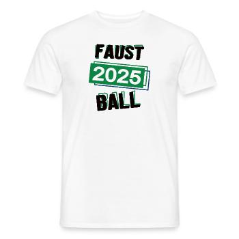 Faustball Spieler Team Turnier Mannschaft in 2025 - Männer T-Shirt - Weiß - Vorne - AI Model Male 178 dark (178cm)