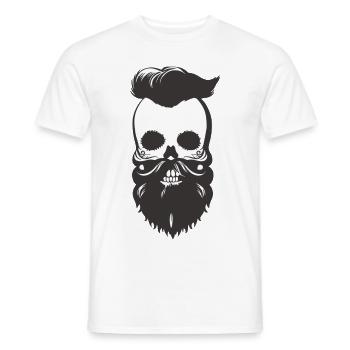 T-SHIRT MODERNE ROCK N ROLL - T-shirt homme - blanc - Devant - AI Model Male 178 dark (178cm)