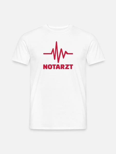 Notarzt - Männer T-Shirt - Weiß