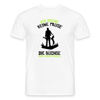 Jagen Gehen Hirschjagd Wildschweinjagd Jagd - Männer T-Shirt - Weiß - Vorne - AI Model Male 178 dark (178cm)