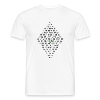 60e anniversaire - T-shirt homme - blanc - Devant - AI Model Male 178 dark (178cm)