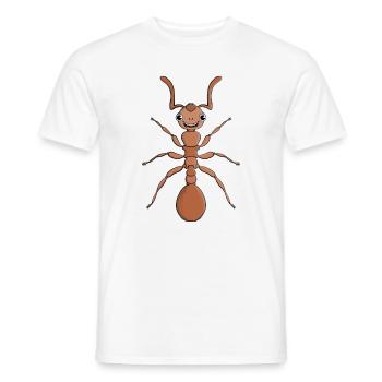 Étreindre une fourmi - T-shirt homme - blanc - Devant - AI Model Male 178 dark (178cm)