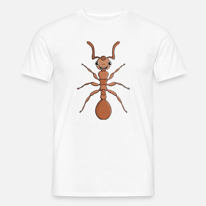 Umarme eine Ameise - Männer T-Shirt - Weiß