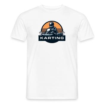 Karting vintage - Männer T-Shirt - Weiß - Vorne - AI Model Male 178 dark (178cm)