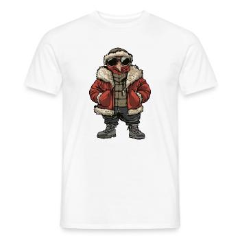Turkey Cool Winter - Men's T-Shirt - white - Front - AI Model Male 178 dark (178cm)