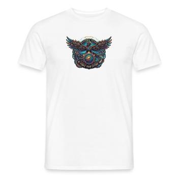 Eternal Gear Eagle - Men's T-Shirt - white - Front - AI Model Male 178 dark (178cm)