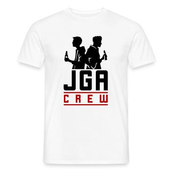 Jga Crew Junggesellenabschied Bräutigam - Männer T-Shirt - Weiß - Vorne - AI Model Male 178 dark (178cm)
