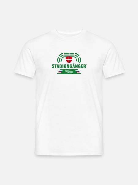 Wien Stadiongänger – weiß - Männer T-Shirt - Weiß