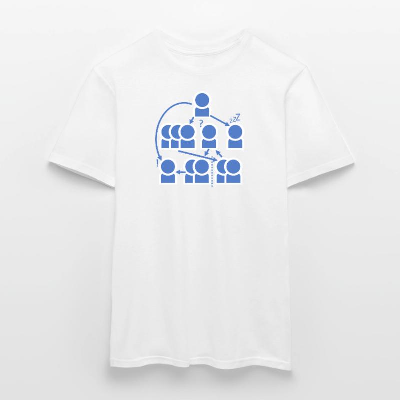 Crazy organization chart - all right? Men's T-Shirt