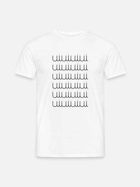 uiuiui - vonSüden - Männer T-Shirt - Weiß