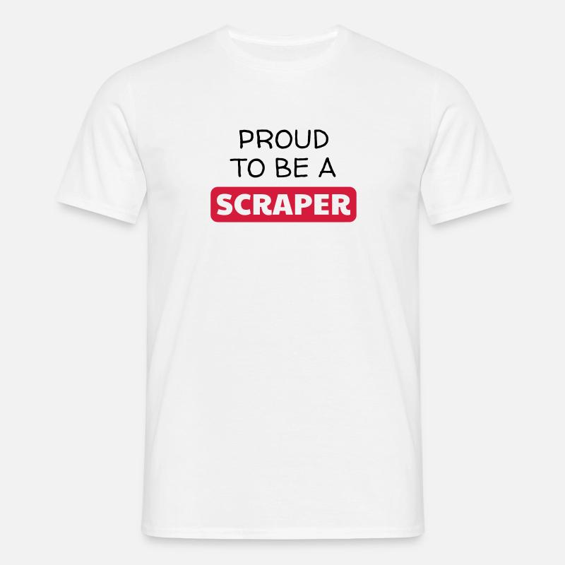 Scrapbooking / Scraper / Scrapeuse / Scrapeur - T-shirt Homme - blanc