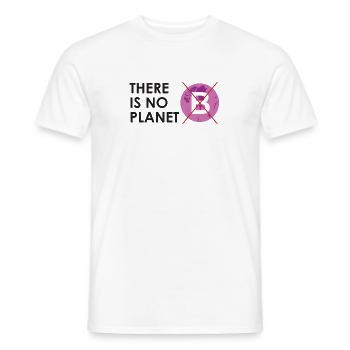 There is no Planet B - Männer T-Shirt - Weiß - Vorne - AI Model Male 178 dark (178cm)