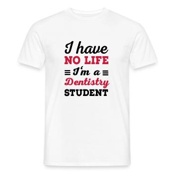 Dentiste - T-shirt homme - blanc - Devant - AI Model Male 178 dark (178cm)