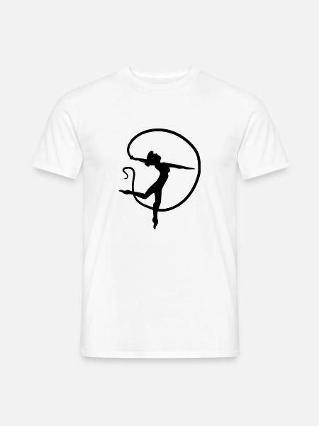 Gymnastik Turnen Akrobatik Geräteturnen Sport - Männer T-Shirt - Weiß