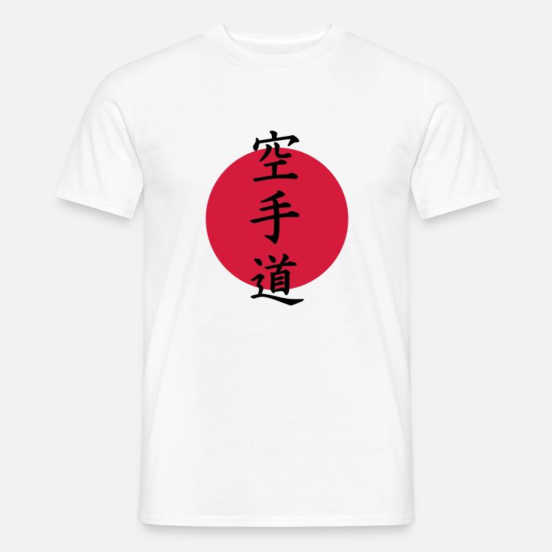 Karate - Männer T-Shirt - Weiß