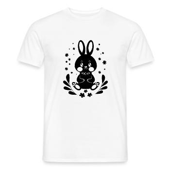süßer kleiner Hase - sweet Rabbit / Ostern - Männer T-Shirt - Weiß - Vorne - AI Model Male 178 dark (178cm)
