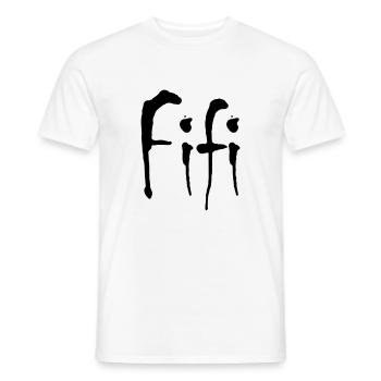 Fifi - T-shirt homme - blanc - Devant - AI Model Male 178 dark (178cm)