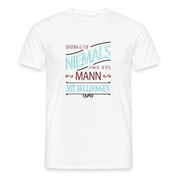eigenschaften eigenschaft hund spaß bester opa - Männer T-Shirt - Weiß - Vorne - AI Model Male 178 dark (178cm)