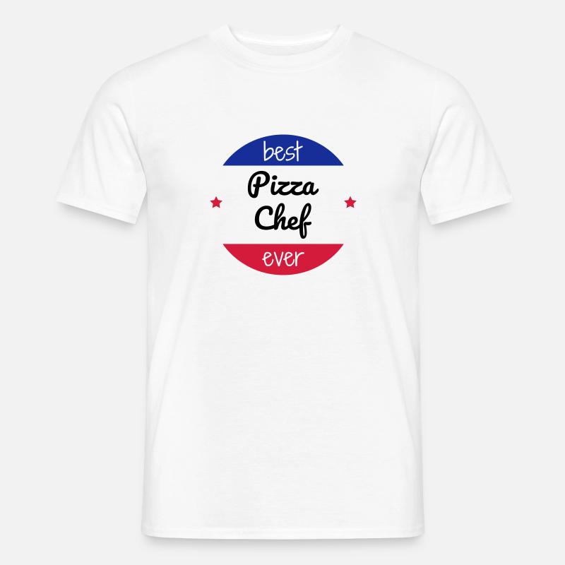 Pizza / Pizzaiolo / Pizza Chef / Pizzachef - Men's T-shirt - white