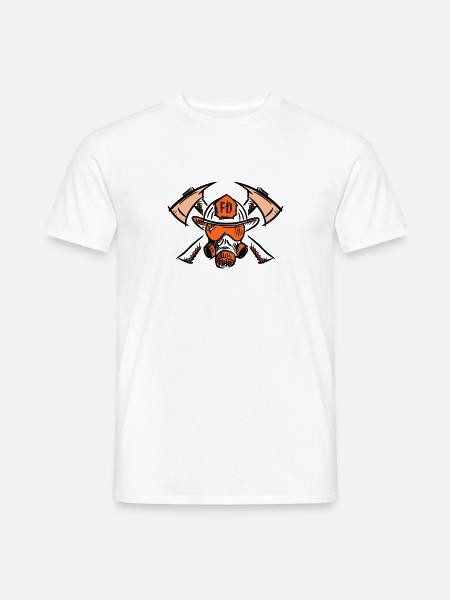 Firefighter new logo FD - Men's T-Shirt - white